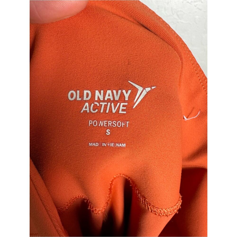 Old Navy High Waisted PowerSoft Crop Jogger Pant Buttery Soft - Orange - Picture 3 of 12